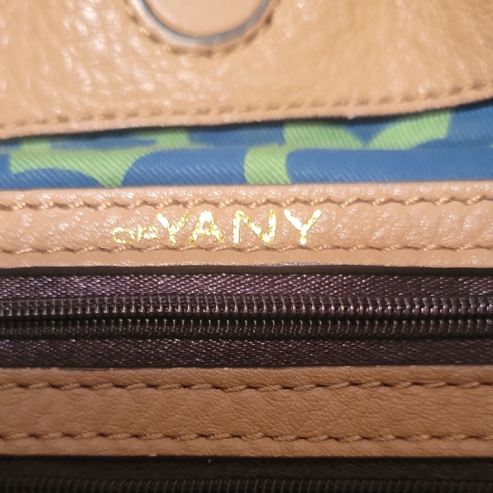 orYANY Tan and Cream Shoulder Bag with Decorative Detailing - Picture 2 of 7